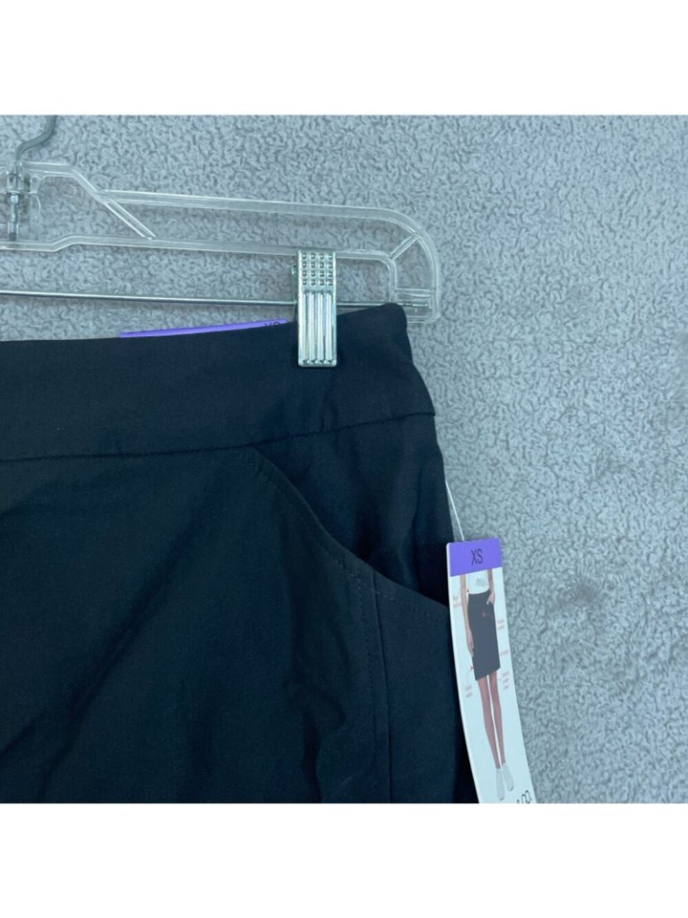 NWT S.C. & Co. Women's XS Tummy Control Black Pull-On Skirt Stretch B1390 - Picture 11 of 15